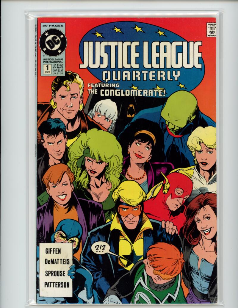 DC Justice League Quarterly #1 1990 Magazine Comic Book NM+ - B4-31 Image 1