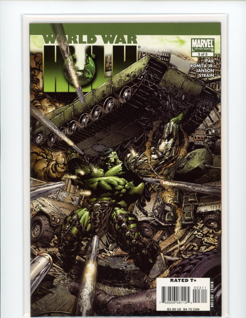Marvel World War Hulk #3 Limited Series Magazine Comic Book Mint - B4-80 Image 1
