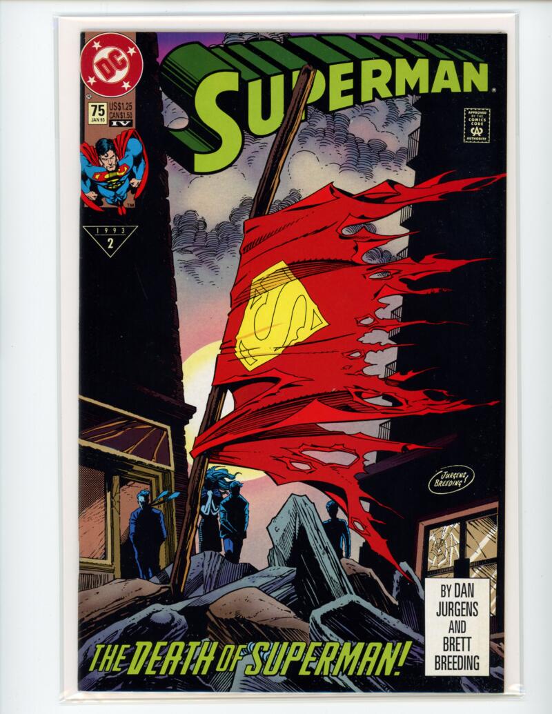 DC Superman #2 January 1993 Magazine Comic Book Mint - B4-96 Image 1