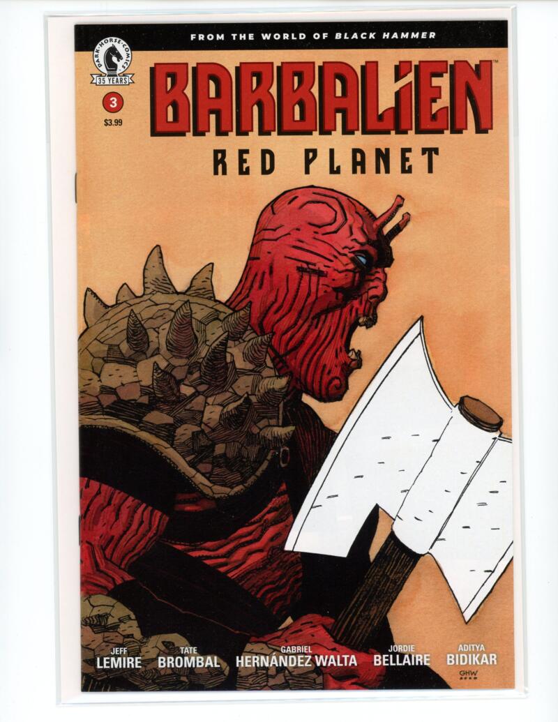 Barbalien Red Planet #3 2020 Dark Horse Magazine Comic Book Mint - B5-89 Image 1