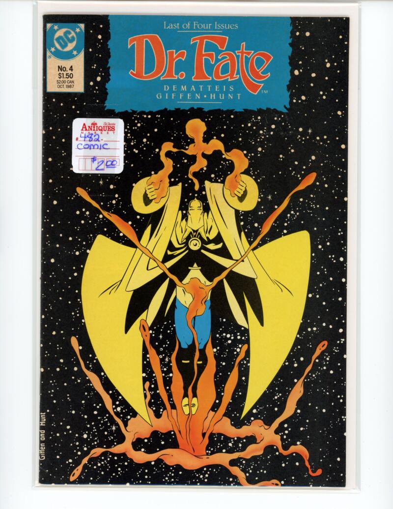 DC Doctor Fate #4 1987 Dematteis Magazine Comic Book NM - B6-8 Image 1
