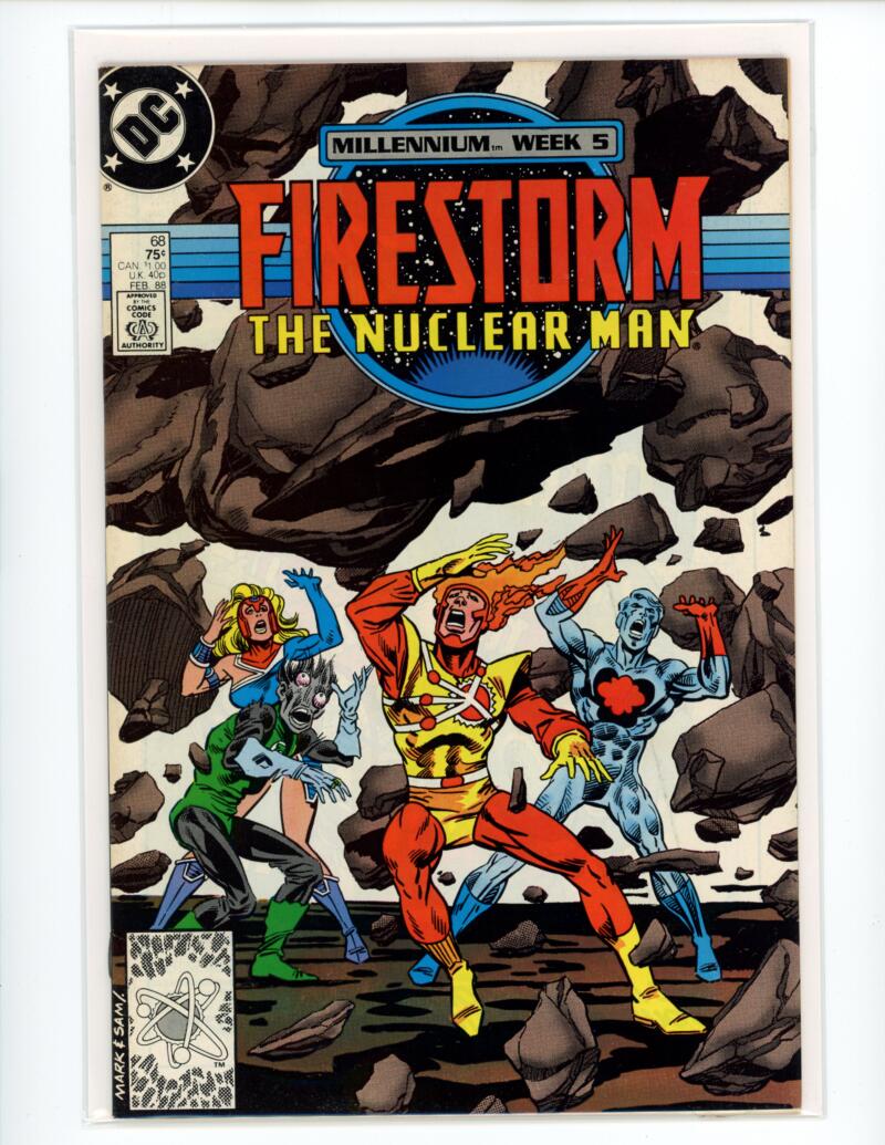 DC Firestorm The Nuclear Man #68 1988 Magazine Comic Book VG+ - B8-107 Image 1