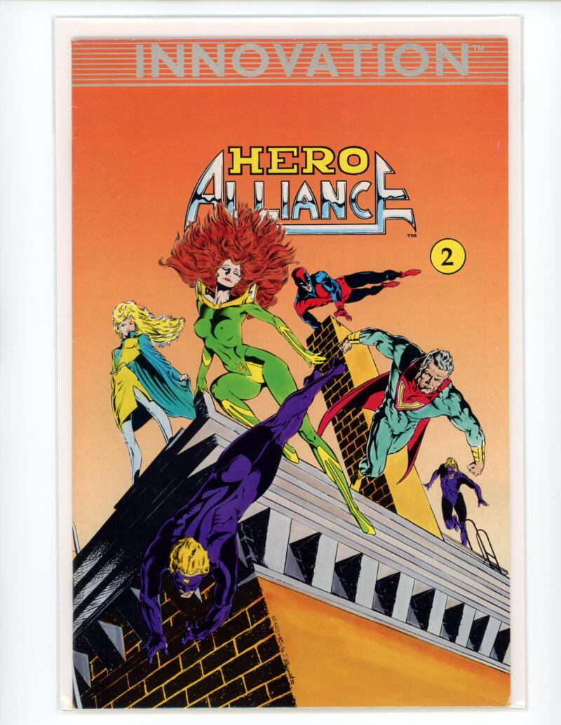 innovation hero Alliance #2 1989 Magazine Comic Book VG+ - B8-103 Image 1