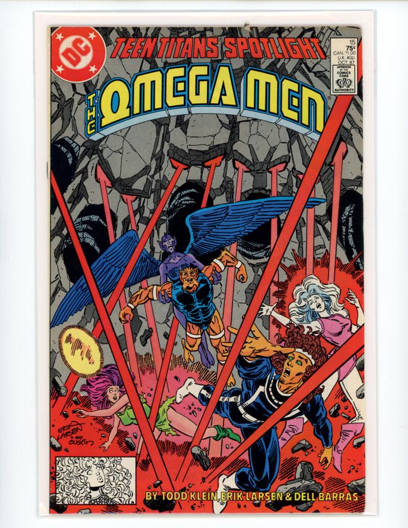 DC Teen Titans Spotlight The Omega Men #15 Magazine Comic Book VG+ - B8-111 Image 1