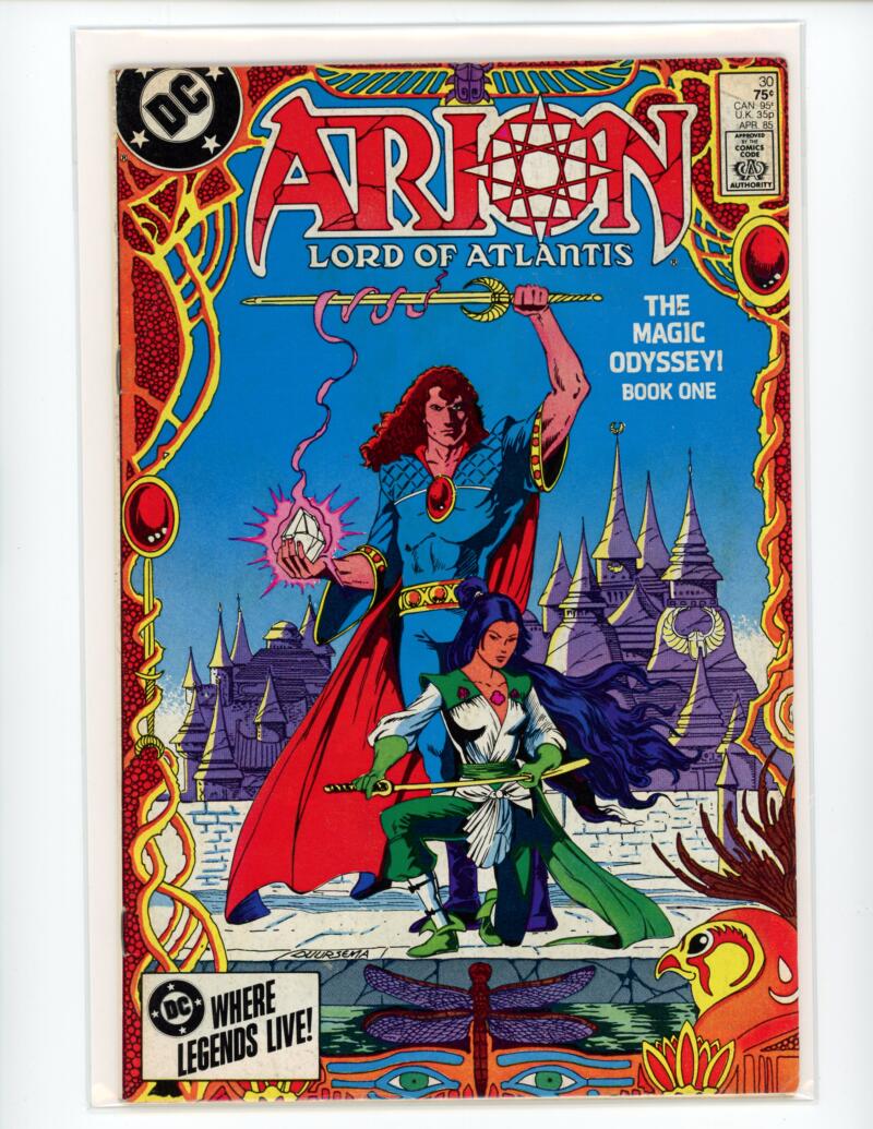 DC Arion Lord Of Atlantis #20 1985 Magazine Comic Book VG - B8-116 Image 1