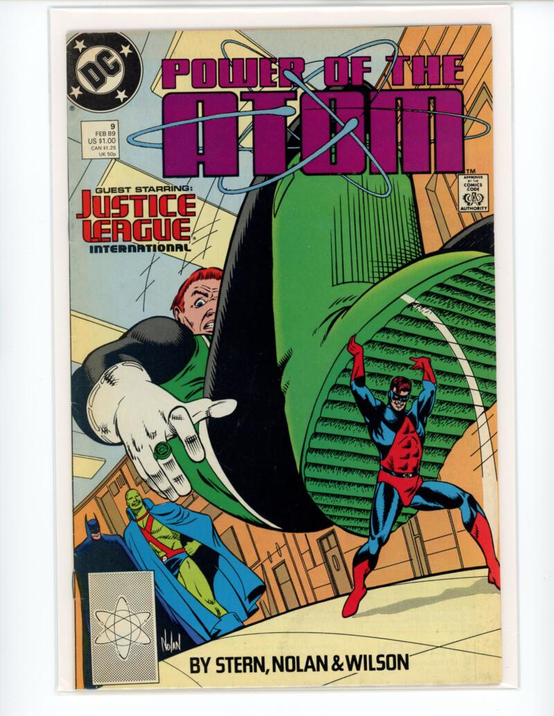 DC Power of the Atom #9 1989 Magazine Comic Book VG+ - B8-117 Image 1