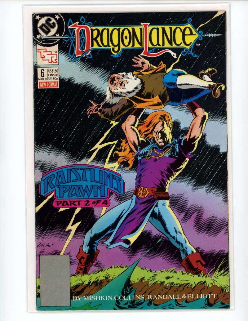 DC Dragonlance Waistlines Pawn #6 1989 Magazine Comic Book VG - B8-119 Image 1