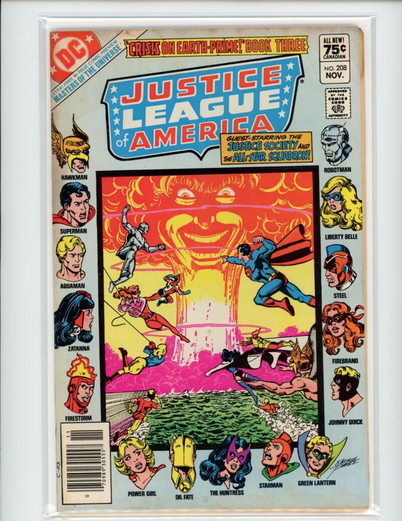 DC Justice League Of America # 208 1982 Magazine Comic Book VG - B8-120 Image 1