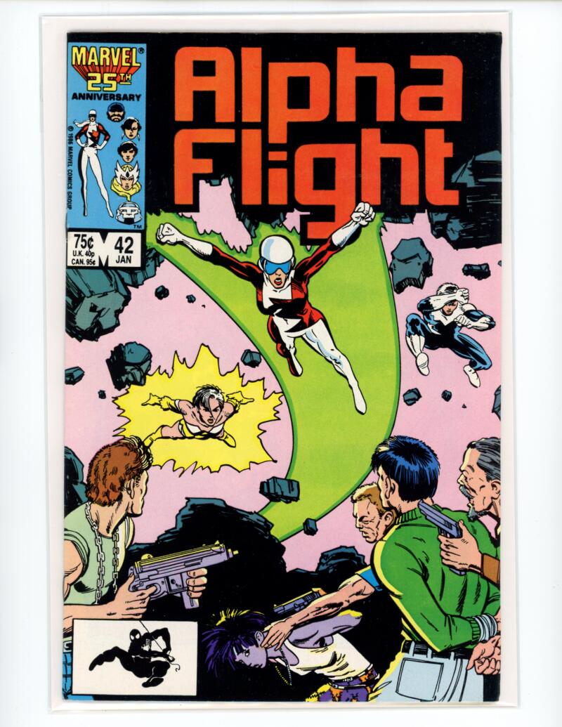 Marvel Alpha Flight #42 1987 Magazine Comic Book VG - B8-127 Image 1