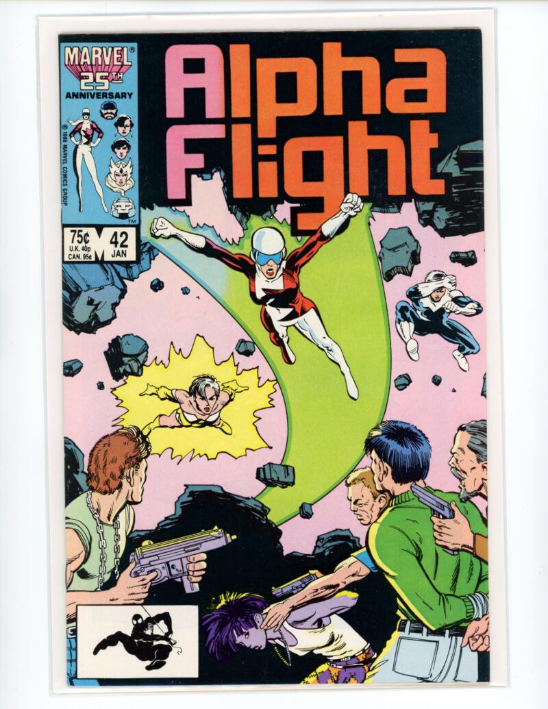 Marvel Alpha Flight #42 1987 Magazine Comic Book VG - B8-128 Image 1