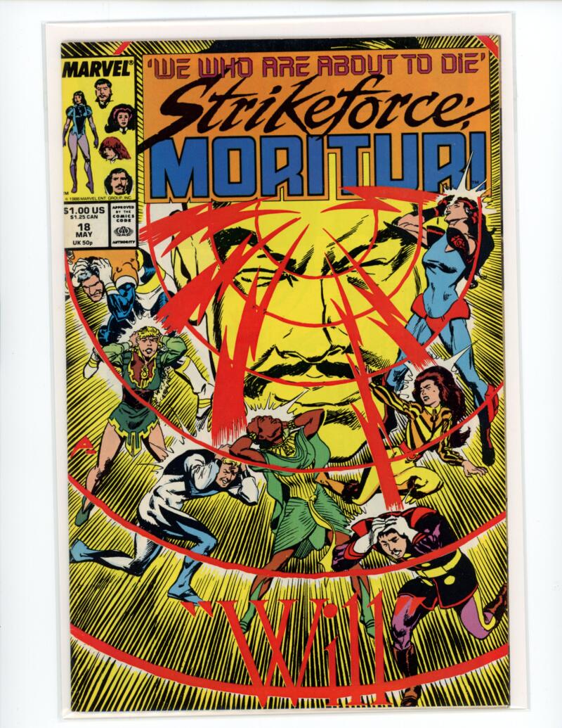 Marvel Strikforce: Morituri #2 Jan. 1987 Magazine Comic Book VG - B8-133 Image 1