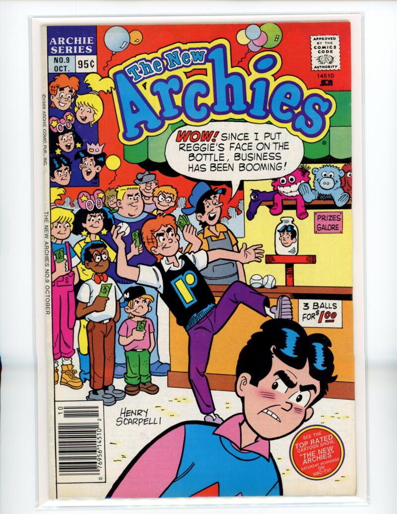 Archie The New Archies #9 1988 Magazine Comic Book VG - B8-136 Image 1