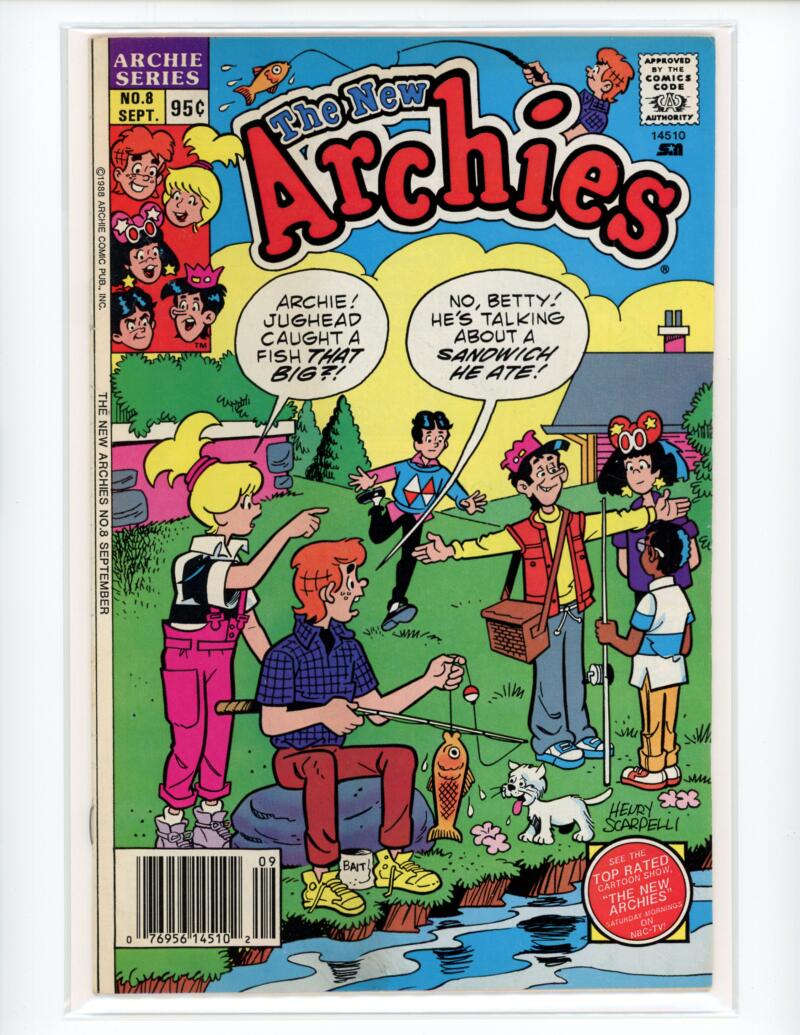 Archie The New Archies #8 1988 Magazine Comic Book VG - B8-137 Image 1