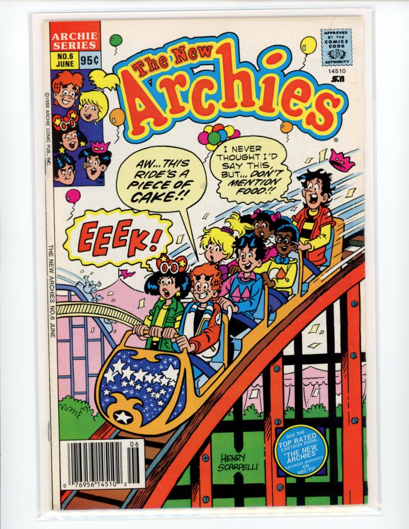 Archie The New Archies #6 1988 Magazine Comic Book VG - B8-138 Image 1
