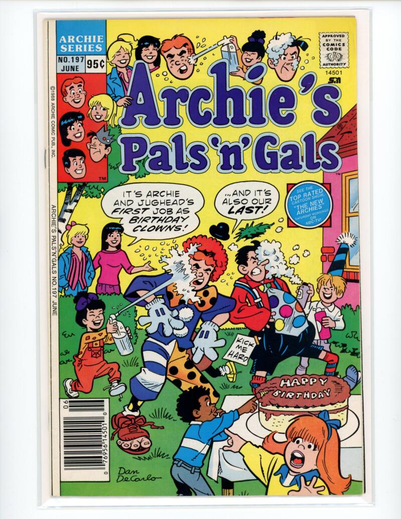 Archie Archie's Pals "N' Gals #197 1988 Magazine Comic Book VG - B8-141 Image 1