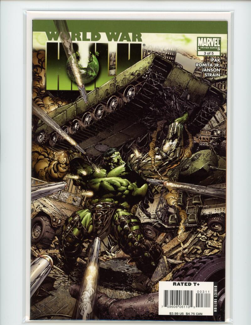 Marvel World War Hulk #3 2007 Direct Edition Magazine Comic Book NM+ - B7-19 Image 1