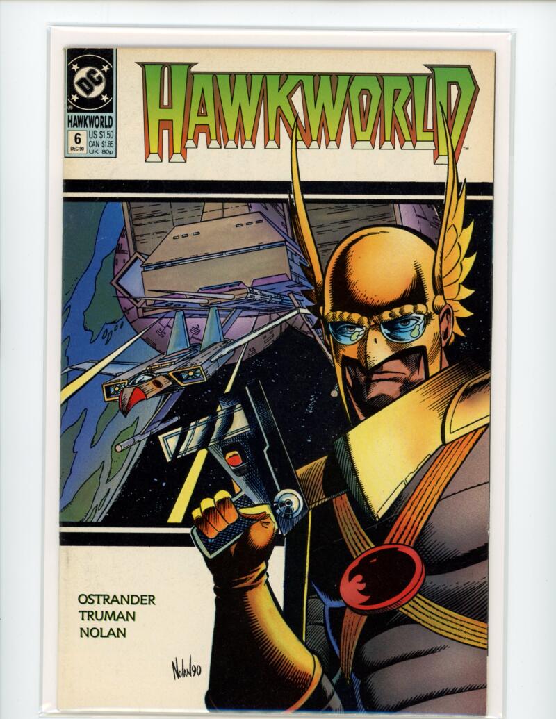 DC Hawkworld #6 1990 Magazine Comic Book NM+ - B7-29 Image 1