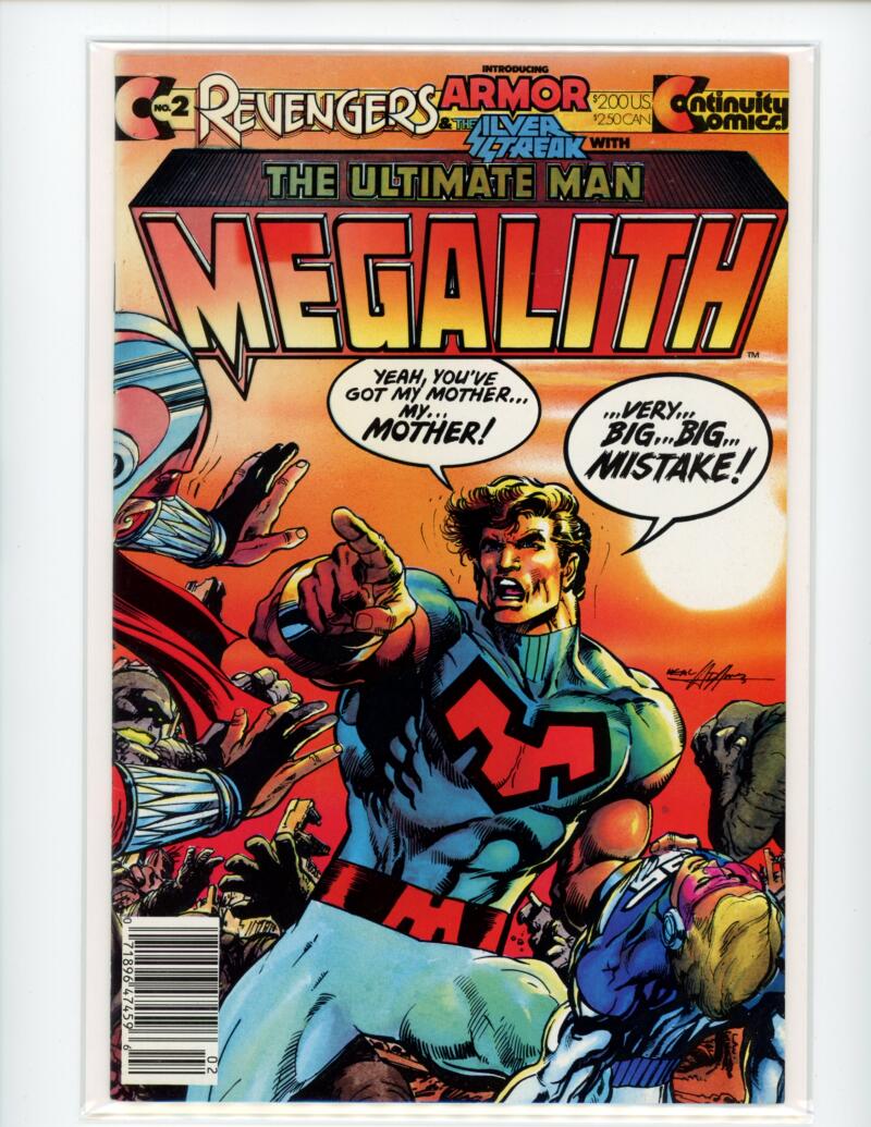 Revengers Featuring Megalith #2 1985 Ultimate Magazine Comic Book VG+ - B7-50 Image 1