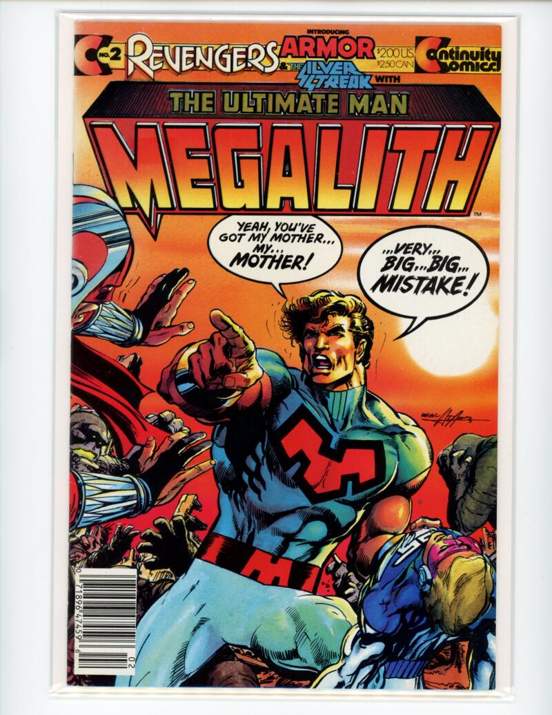 Revengers Featuring Megalith #2 1985 Ultimate Magazine Comic Book VG+ - B7-51 Image 1