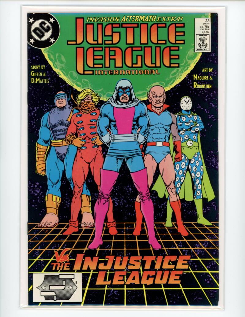DC Justice League International #23 1987 Magazine Comic Book VG+ - B7-84 Image 1