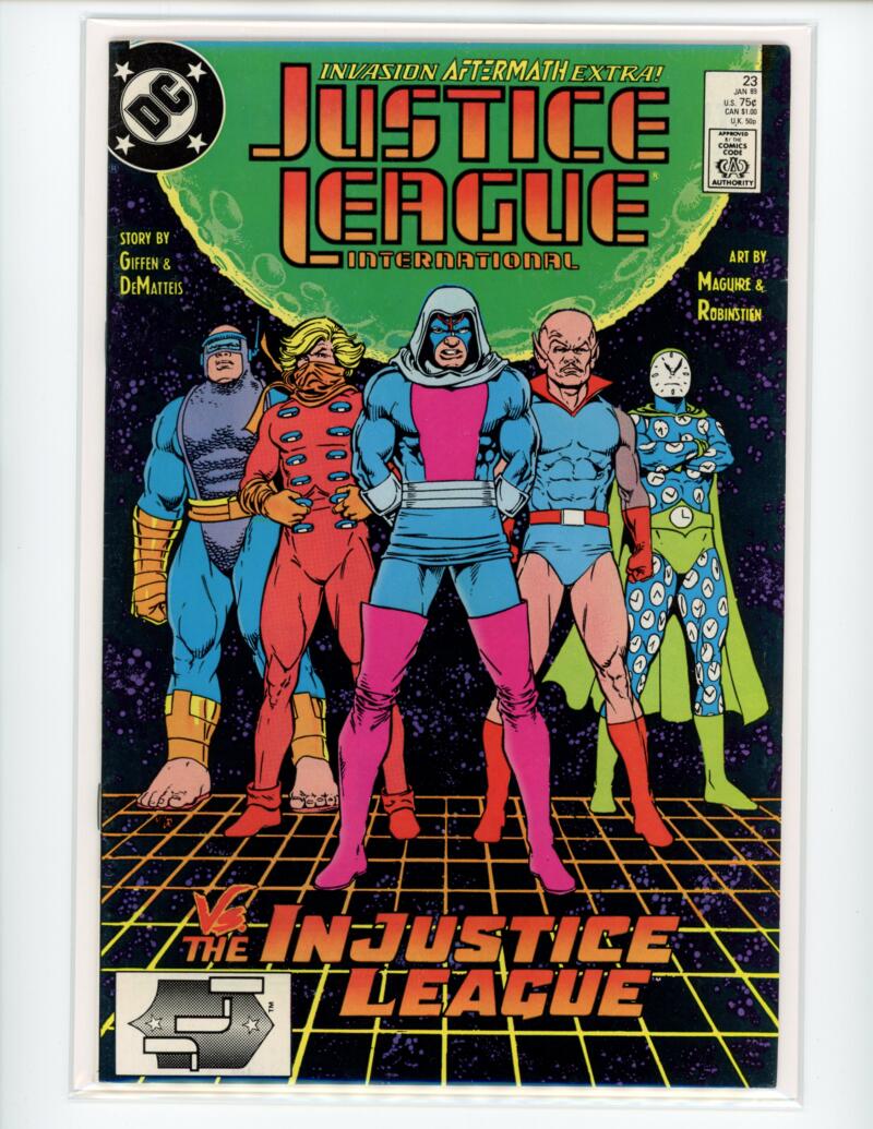 DC Justice League International #23 1987 Magazine Comic Book VG+ - B7-85 Image 1