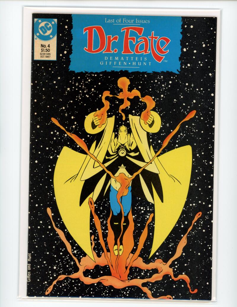 DC Doctor Fate #4 1987 A New Era Magazine Comic Book VG+ - B7-87 Image 1