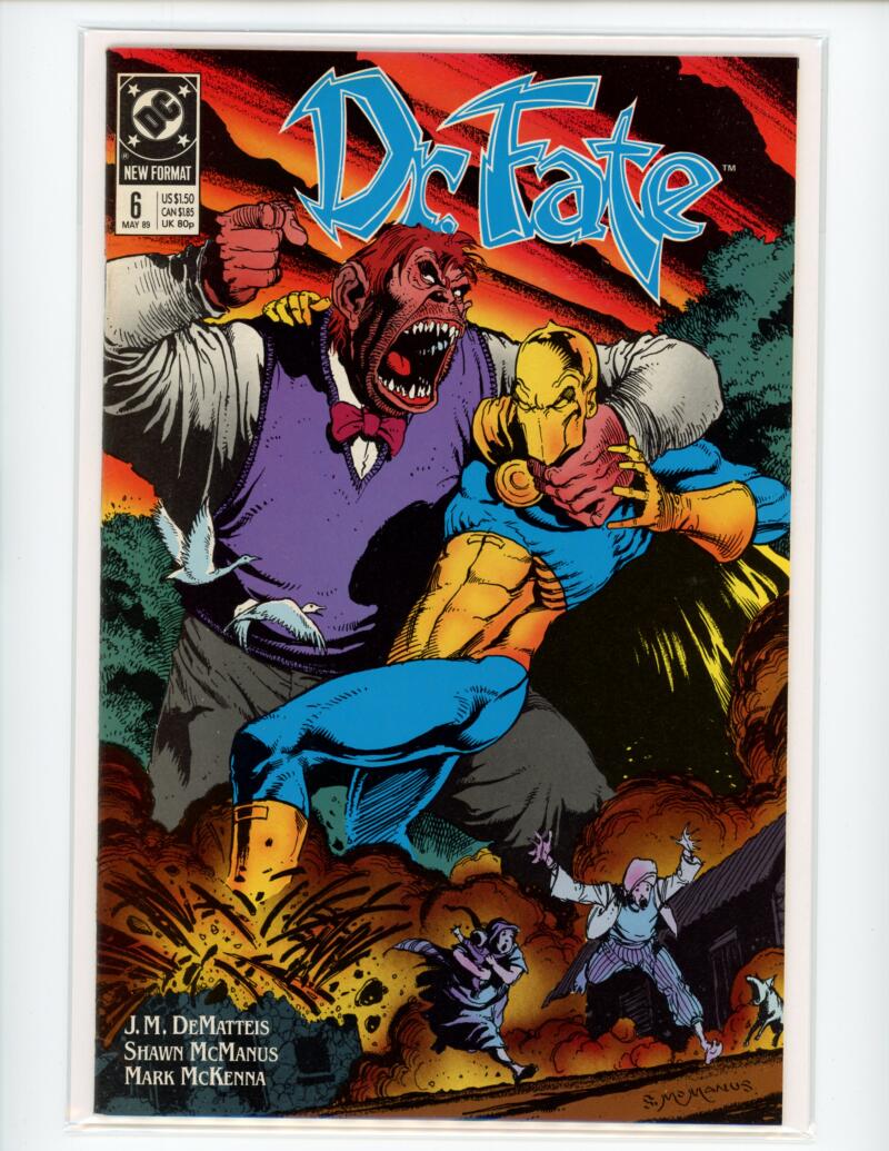 DC Doctor Fate #6 1989 A New Era Magazine Comic Book VG+ - B7-88 Image 1