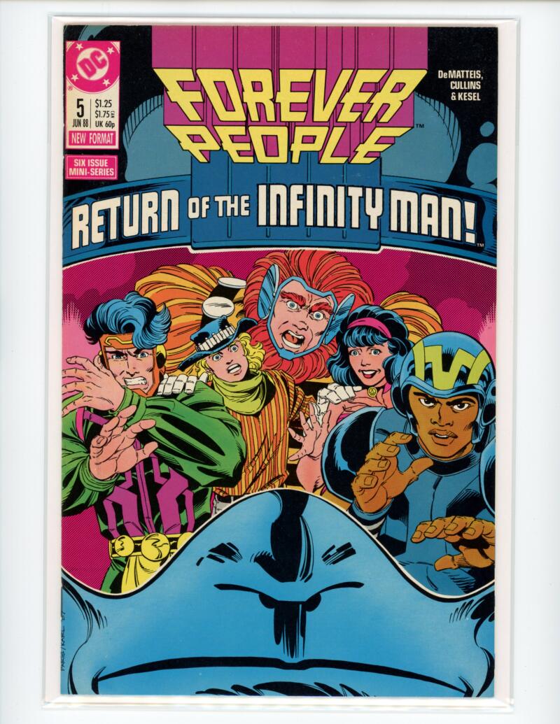 DC Forever People #5 1988 Magazine Comic Book VG+ - B7-92 Image 1