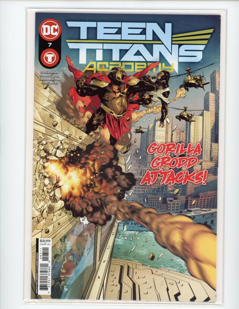 DC Teen Titans Academy #7 2022 Gorilla Attacks Magazine Comic Book NM+ - B7-94 Image 1