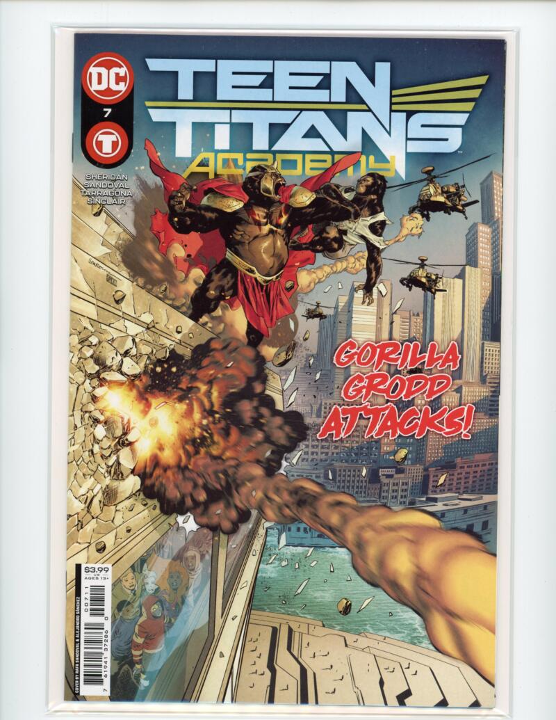 DC Teen Titans Academy #7 2022 Gorilla Attacks Magazine Comic Book NM+ - B7-95 Image 1
