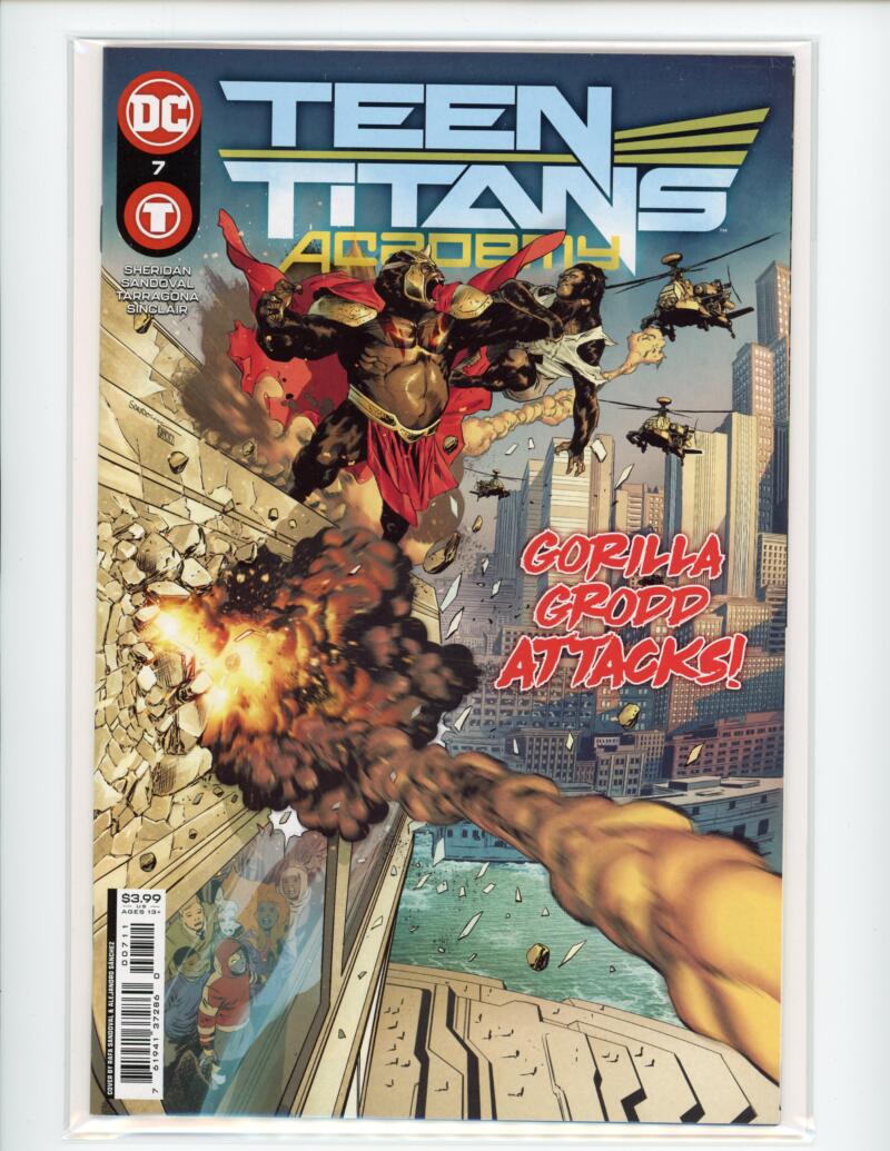 DC Teen Titans Academy #7 2022 Gorilla Attacks Magazine Comic Book NM+ - B7-97 Image 1