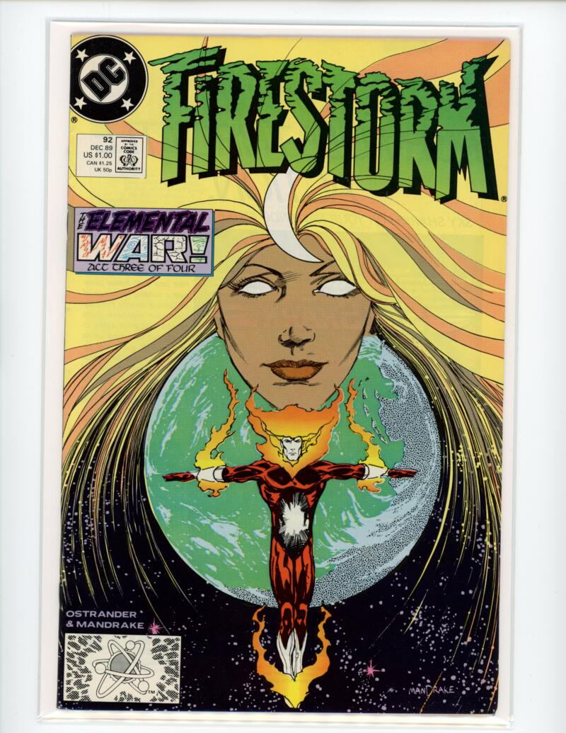 DC Firestorm The Nuclear Man #92 1989 Magazine Comic Book VG+ - B7-100 Image 1