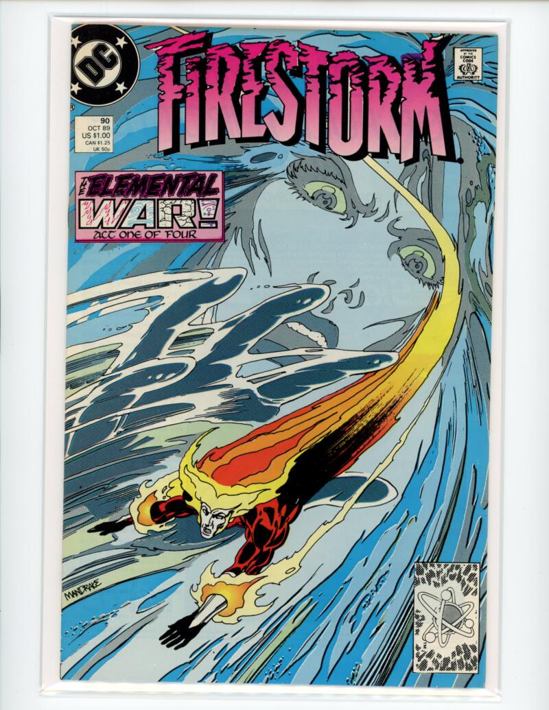 DC Firestorm The Nuclear Man #90 1989 Magazine Comic Book VG+ - B7-101 Image 1
