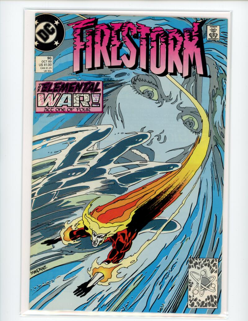 DC Firestorm The Nuclear Man #90 1989 Magazine Comic Book VG+ - B7-102 Image 1