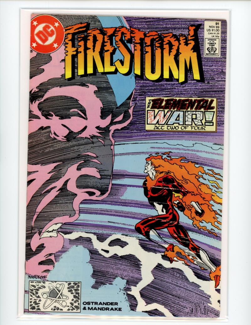 DC Firestorm The Nuclear Man #91 1989 Magazine Comic Book VG+ - B7-103 Image 1