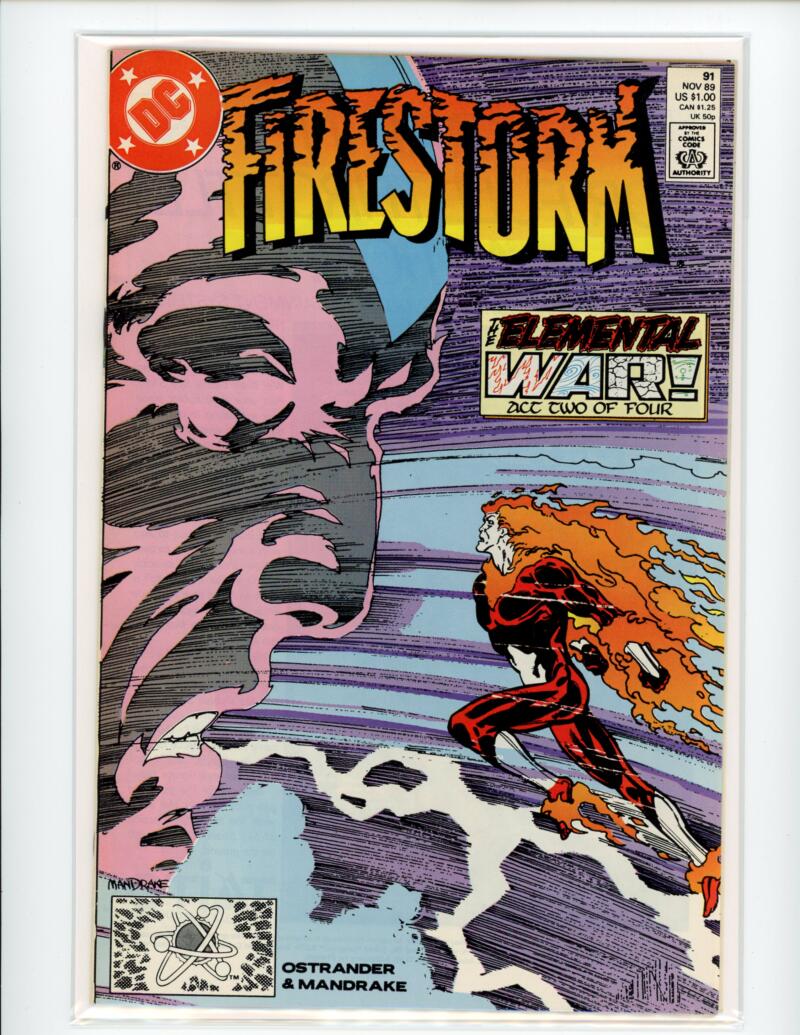 DC Firestorm The Nuclear Man #91 1989 Magazine Comic Book VG+ - B7-104 Image 1