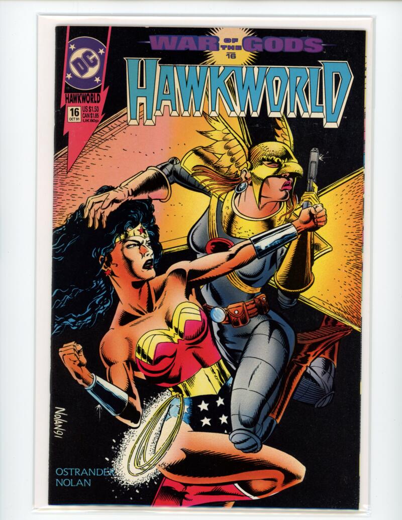 DC Hawkworld #16 1991 War Of Golds Magazine Comic Book VG+ - B7-105 Image 1