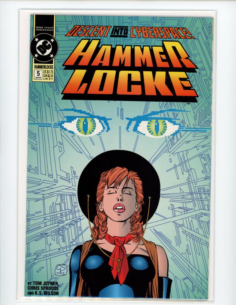 DC Hammer Locke #5 1993 Decent into Cyberspace Magazine Comic Book VG+ - B7-108 Image 1