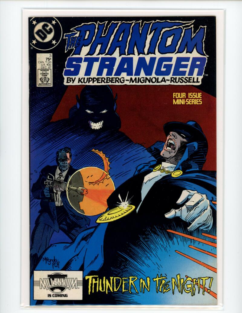 DC The Phantom Stranger #3 1987 Thunder Night Magazine Comic Book VG+ - B7-110 Image 1