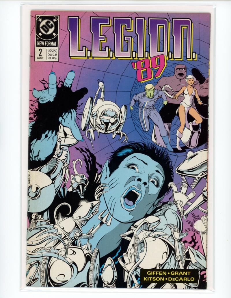 DC Legion '89 #2 1989 Magazine Comic Book VG+ - B9-5 Image 1