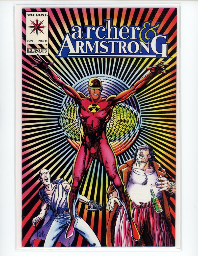 Archer & Armstrong #11 1992 Valiant Magazine Comic Book VG+ - B9-6 Image 1