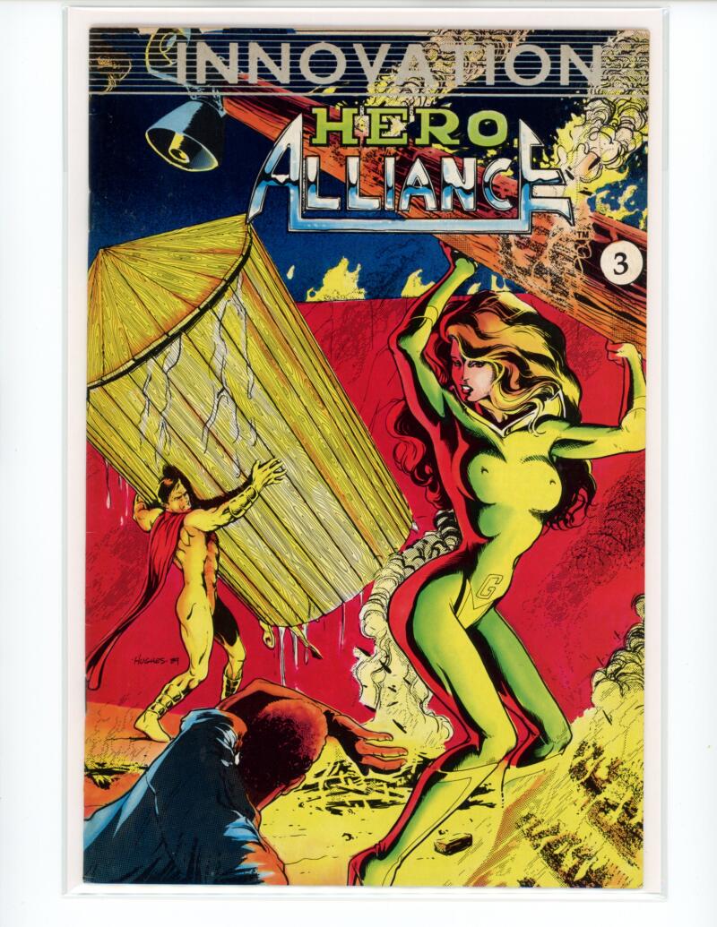 Innovation Hero Alliance #3 1989 Magazine Comic Book VG+ - B9-7 Image 1
