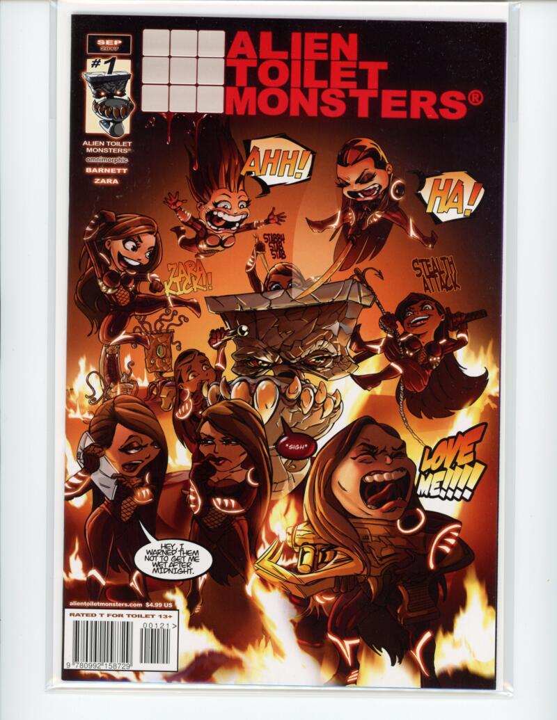 Alien Toilet Monsters #1 Omnimorphic 2017 Magazine Comic Book NM+ - B9-9 Image 1