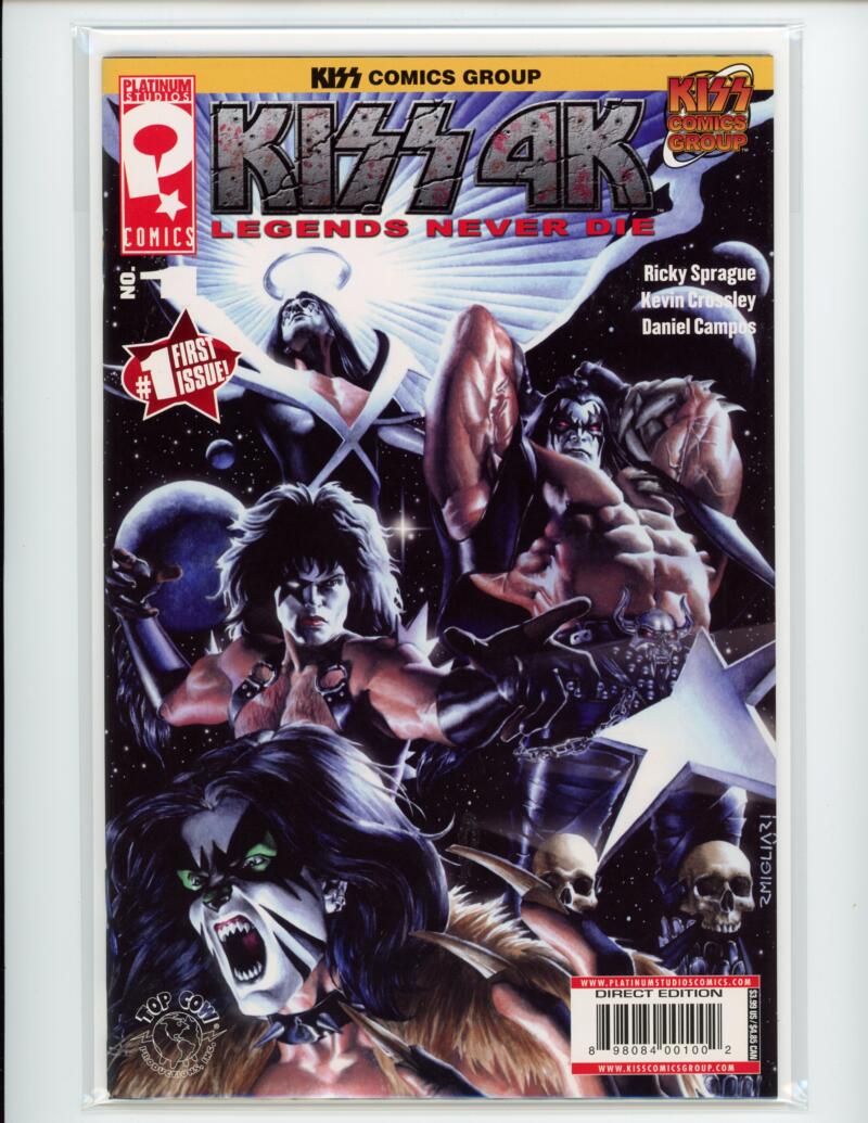 Kiss 4K Legends Never Die #1 2007 Titan Magazine Comic Book VG+ - B9-18 Image 1