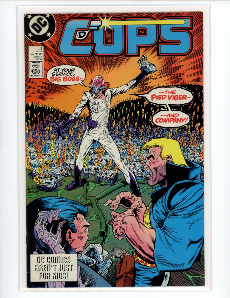 DC Cops #3 1988 Magazine Comic Book VG+ - B9-25 Image 1