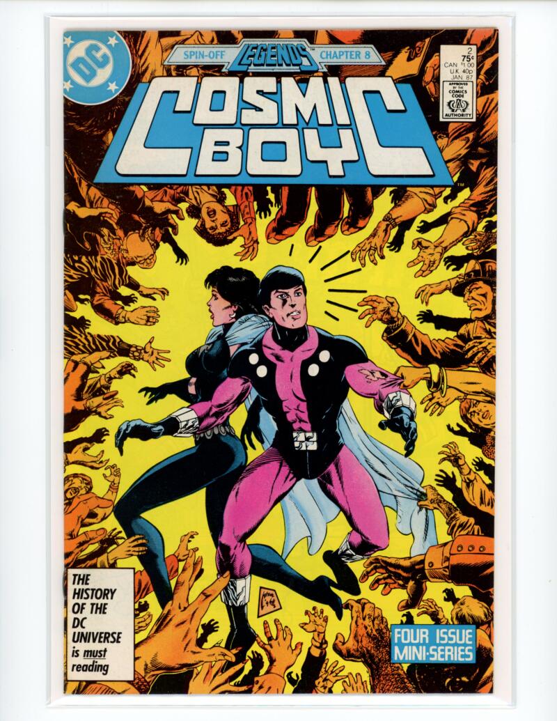 DC Cosmic Boy #2 1987 Legends Magazine Comic Book VG+ - B9-26 Image 1
