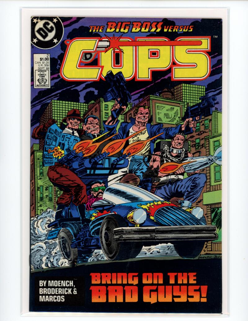 DC Cops #2 1988 Magazine Comic Book VG+ - B9-27 Image 1