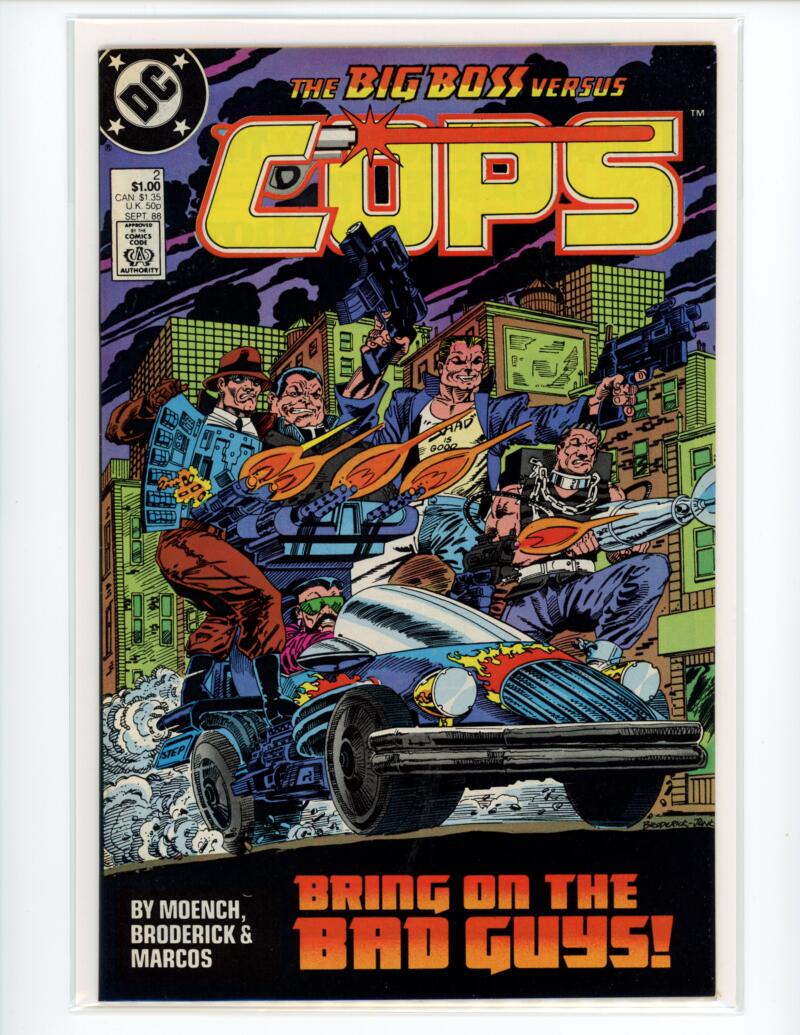 DC Cops #2 1988 Magazine Comic Book VG+ - B9-28 Image 1