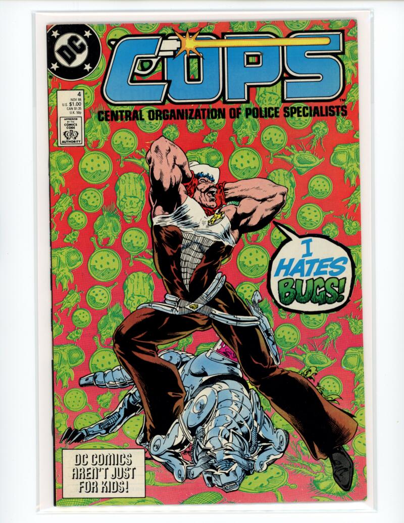 DC Cops #4 1988 Magazine Comic Book VG+ - B9-29 Image 1