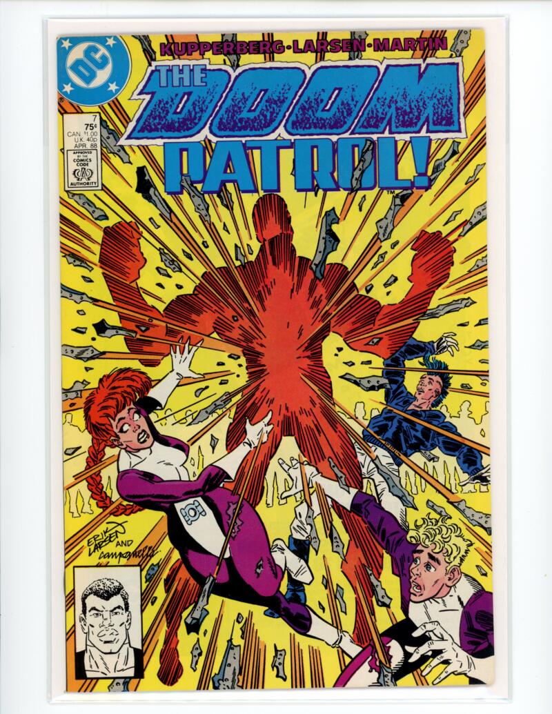 DC The Doom Patrol #7 1987 Magazine Comic Book VG+ - B9-31 Image 1